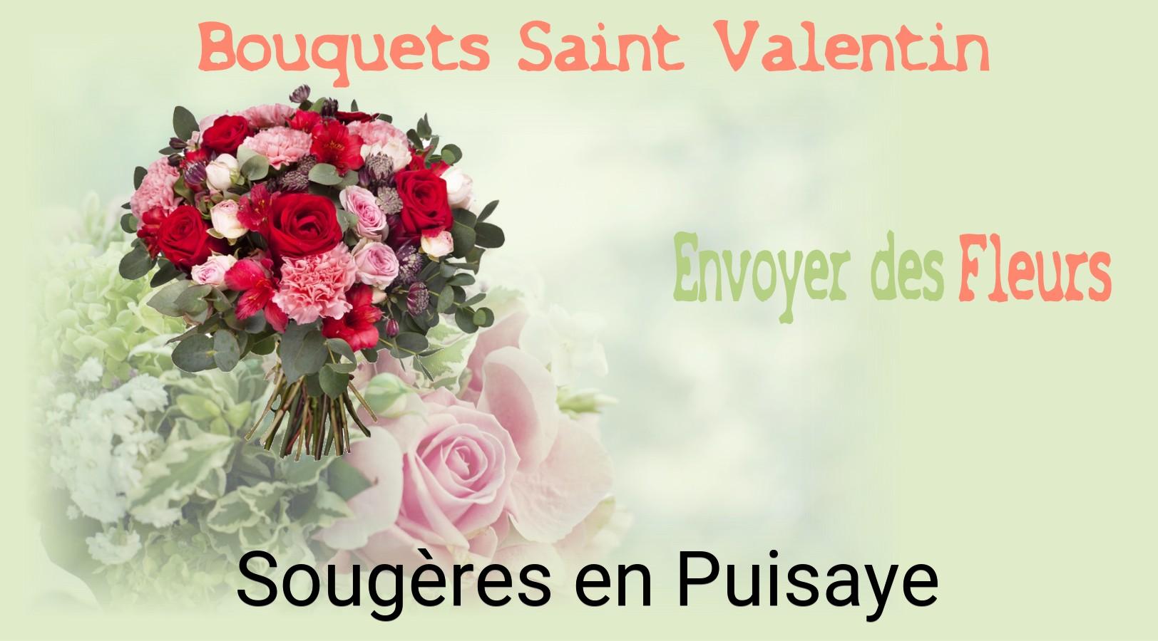 Roses de Saint-Valentin livrées à Sougères-en-Puisaye